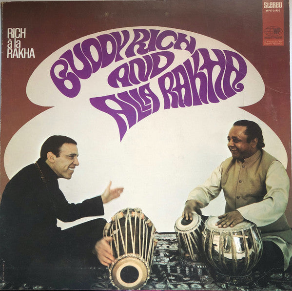 Buddy Rich And Alla Rakha – Rich À La Rakha - 1968-Folk, World, & Country (Rare Vinyl)