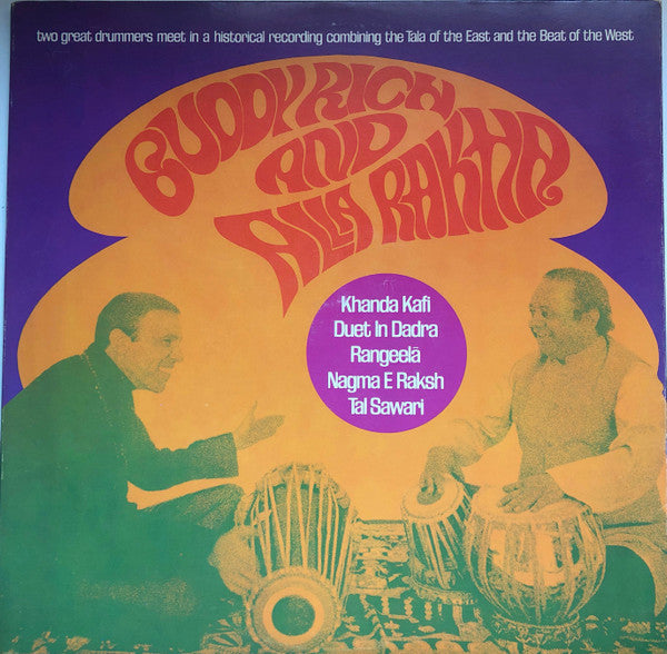 Buddy Rich And Alla Rakha – Rich À La Rakha - 1968-Folk, World, & Country (Rare Vinyl)