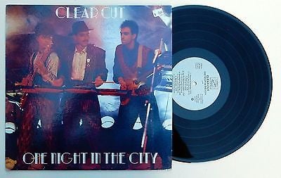 Clear Cut One Night In The City 1989 AOR Arena Rock Vinyl  ( Obscure Canadian Group)