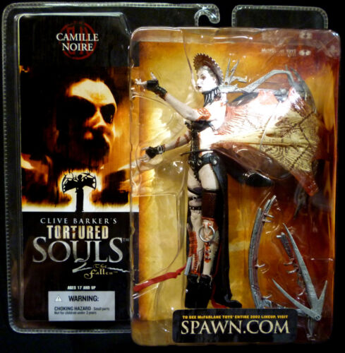 Camille Noire Action Figure Tortured Souls Series 2 2002 McFarlane Clive Barker NIB