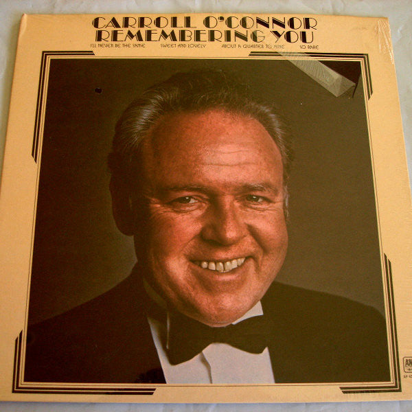 Carroll O'Connor ‎– Remembering You-1972-Jazz, Stage & Screen (vinyl)