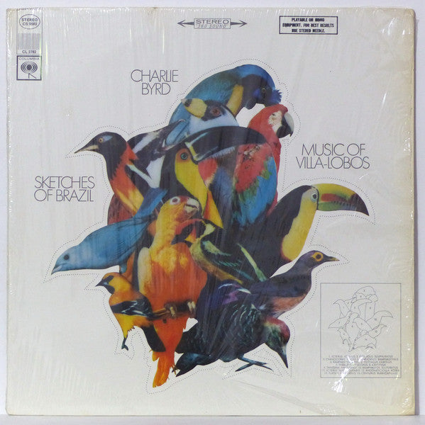 Charlie Byrd – Sketches Of Brazil - Music Of Villa-Lobos -1968- Jazz, Classical Style:	Modern (vinyl)