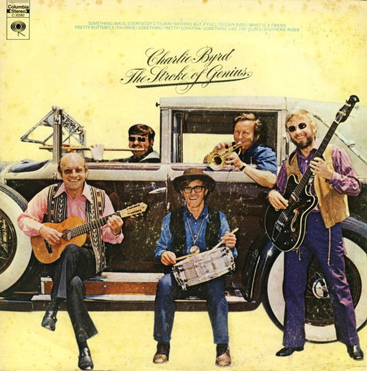 Charlie Byrd ‎– The Stroke Of Genius ( Canadian Release) 1971 Contemporary Jazz (vinyl)