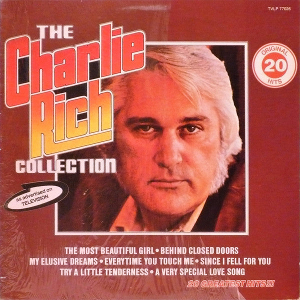 Charlie Rich ‎– The Charlie Rich Collection - 1977- Folk, World, & Country (vinyl)
