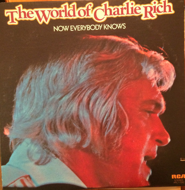 Charlie Rich ‎– The World Of Charlie Rich / Now Everybody Knows -1976- çountry (vinyl)