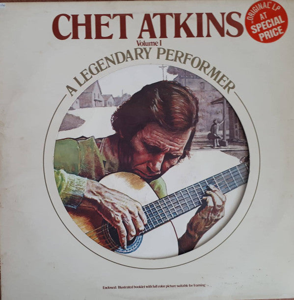 Chet Atkins ‎– A Legendary Performer Volume 1 - 1977-Country Rock (Vinyl)