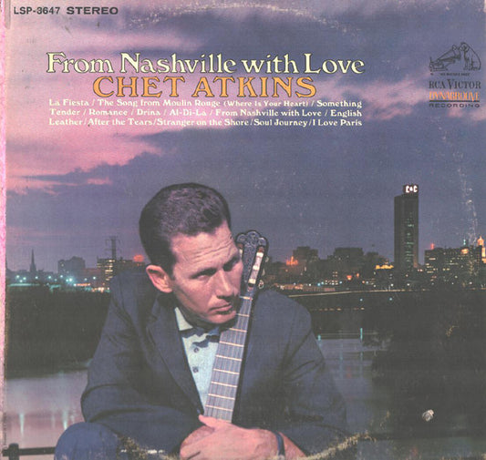 Chet Atkins ‎– From Nashville With Love - 1966- Folk, Country (vinyl)