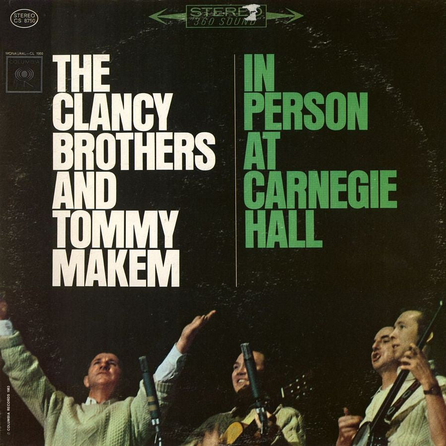 Clancy Brothers & Tommy Makem: In Person At Carnegie - 1963 Folk (vinyl)