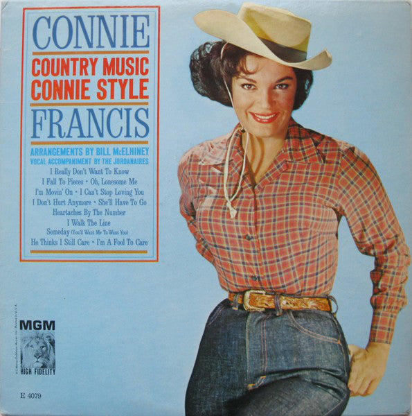 Connie Francis ‎– Country Music Connie Style -1962 -  Folk, World, & Country (vinyl)