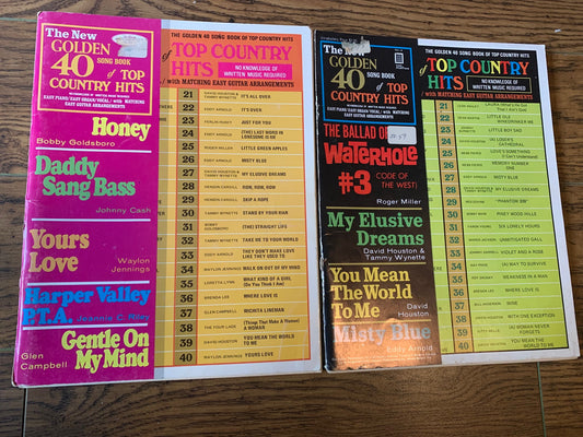 2 Top Country Hits magazines - 1967, 1968 # 4 & # 83