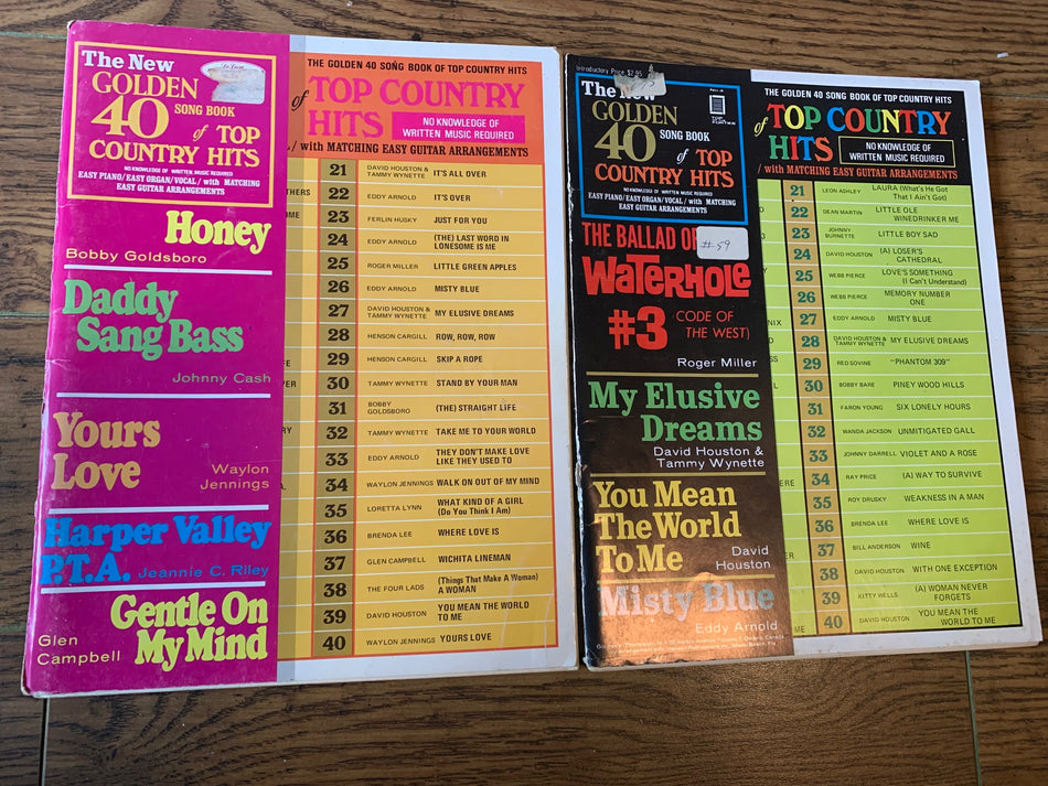 2 Top Country Hits magazines - 1967, 1968 # 4 & # 83