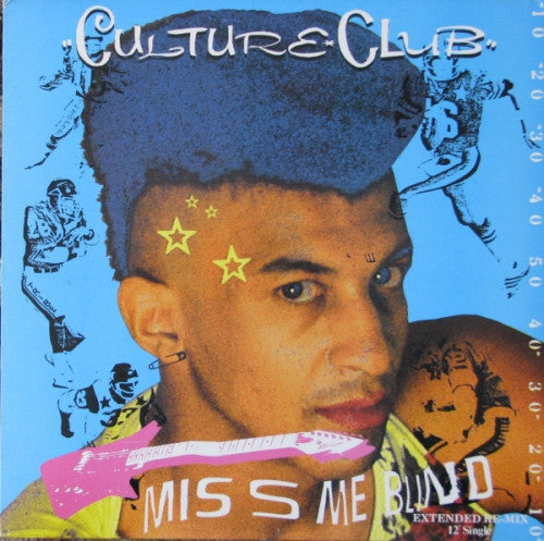 Culture Club ‎– Miss Me Blind (Extended Re-Mix)-1984-Synth-pop- Vinyl, 12", 45 RPM, Single