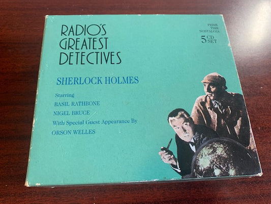 Radio's Greatest Detectives (5-CD Set, 1992, MMP International) Sherlock Holmes
