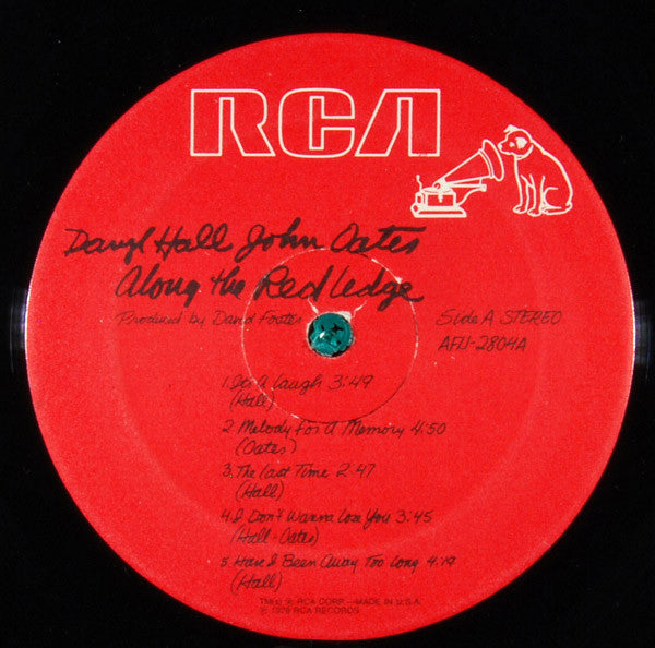 Daryl Hall & John Oates ‎– Along The Red Ledge -1978- Pop Rock (Vinyl)