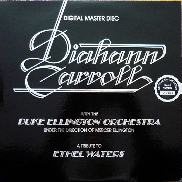 Diahann Carroll With The Duke Ellington Orchestra Under The Direction Of Mercer Ellington – A Tribute To Ethel Waters -1978Big Band, Vocal, Cool Jazz (Rare Vinyl)