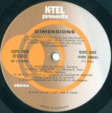 Dimensions -1981- pop Rock (Vinyl) Santana, Franke & The Knockouts ,Styx, Harlequin , Rockpile +
