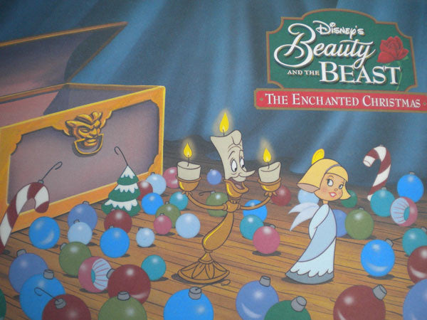 Walt Disney - Commemorative Lithograph - Beauty & The Beast - The Enchanted  Christmas