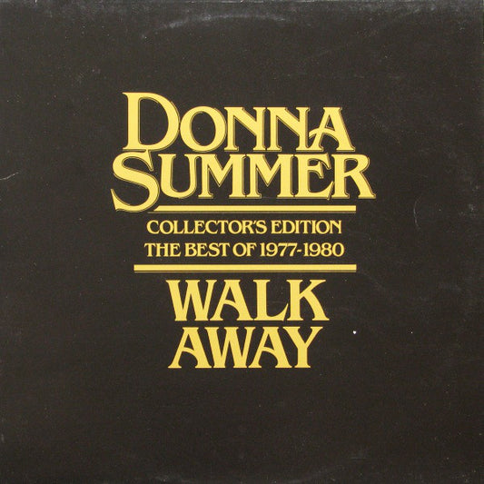 Donna Summer ‎– Walk Away Collector's Edition (The Best Of 1977-1980) 1980 Disc ,Pop (vinyl)