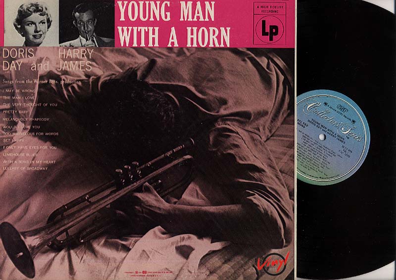 Doris Day And Harry James ‎– Young Man With A Horn-1954 Re-issue -Jazz (vinyl )