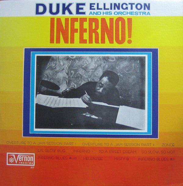 Duke Ellington And His Orchestra ‎– Inferno ! - Vernon Records Jazz, Big Band (vinyl)