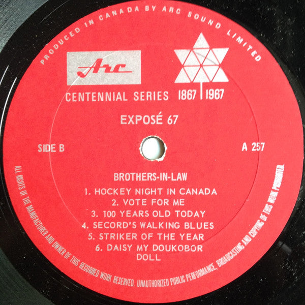 EXPOSE 67 - THE BROTHERS IN LAW - 1967-	Non-Music, Folk, World, & Country Style:Comedy (Vinyl)