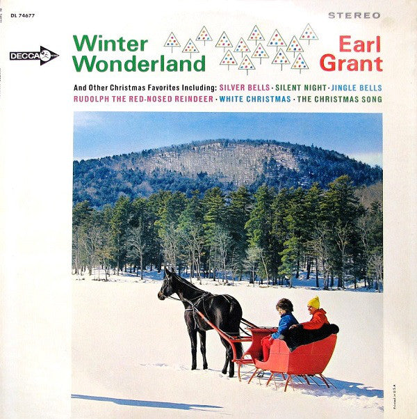 Earl Grant – Winter Wonderland -  1965-Jazz Style:	Easy Listening (vinyl)