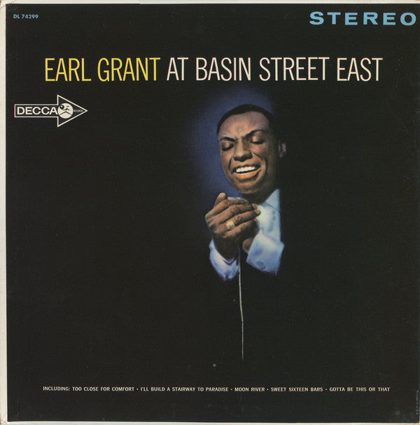 Earl Grant ‎– Earl Grant At Basin Street East 1962 - Jazz, Blues, Pop (vinyl)
