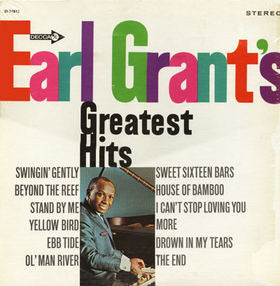 Earl Grant ‎– Earl Grant's Greatest Hits -1967 - Cool Jazz (vinyl)