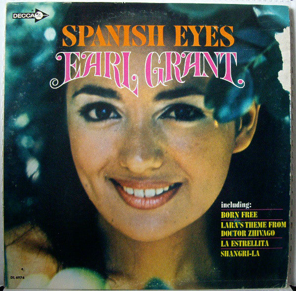 Earl Grant ‎– Spanish Eyes - 1969-  Jazz, Latin (vinyl)