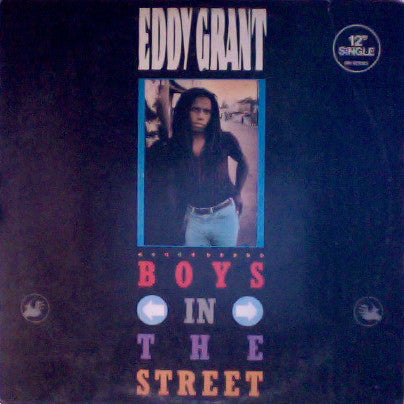 Eddy Grant ‎– Boys In The Street - 1984- Reggae-Pop (vinyl)  12", Maxi-Single,