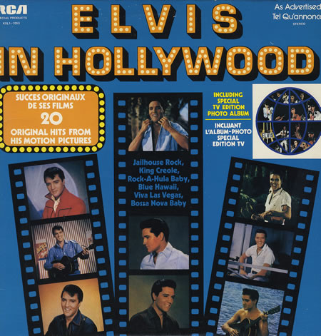 Elvis Presley ‎– Elvis In Hollywood -1976- Rock, Latin, Pop ,Rock & Roll, Ballad, Country Rock( Clearance Vinyl)