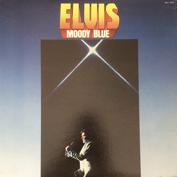 Elvis Presley ‎– Moody Blue - 1977 - Classic Rock (vinyl lp) re issue tan label