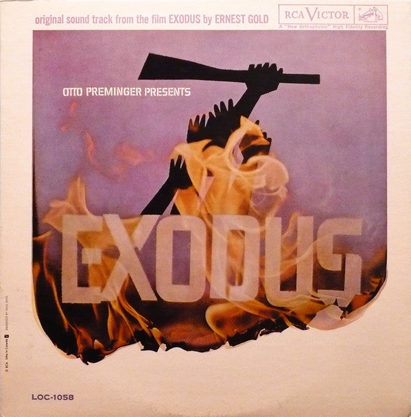 Ernest Gold ‎– Exodus - An Original Soundtrack Recording -1960 Soundtrack (vinyl)