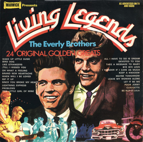 Everly Brothers ‎– Living Legends - 1972-Rock & Roll, Classic Rock ( UK IMport Vinyl )