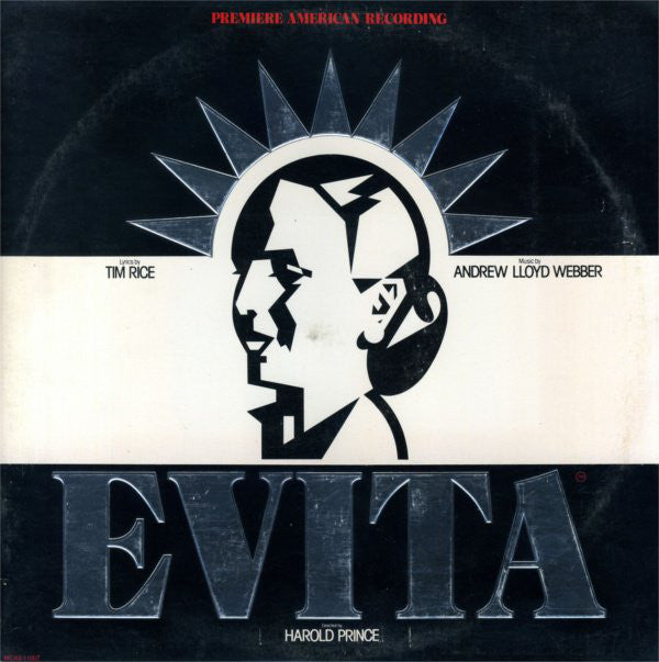 Andrew Lloyd Webber And Tim Rice ‎– Evita: Premiere American Recording -1979-Stage & Screen Style: Musical - 2 lps (vinyl)