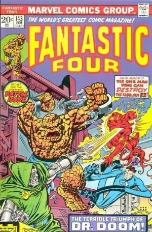 FANTASTIC FOUR #143 with Dr Doom