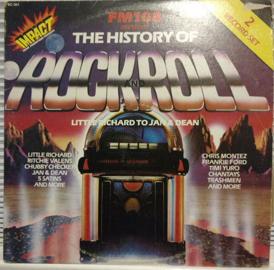 FM 108 Presents The History Of Rock And Roll -1980- 2 lps - Ritchie Valens, Litttle Richard, The Trashmen + (Vinyl)