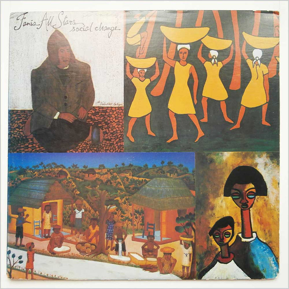 Fania All Stars ‎– Social Change -1981 -  Salsa, Afro-Cuban (French Import Vinyl)