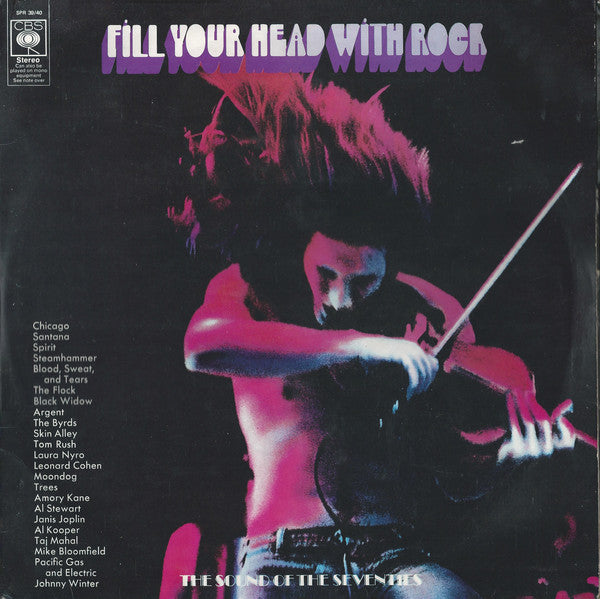 Fill Your Head With Rock - 2 lps - 1970-  Prog Rock, Blues Rock, Psychedelic Rock, Classic Rock (UK vinyl) Rich text editor