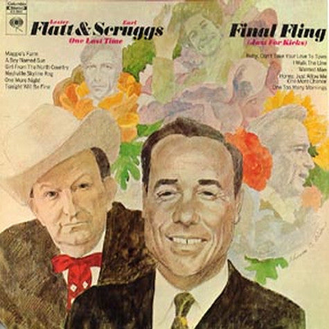 Flatt & Scruggs ‎– Final Fling-One Last Time (Just For Kicks)-1970 Folk, Blu Grass (vinyl)