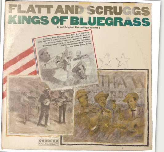Flatt & Scruggs – Kings Of Bluegrass - Great Original Recordings. Vol. 1 - Bluegrass (Vinyl)