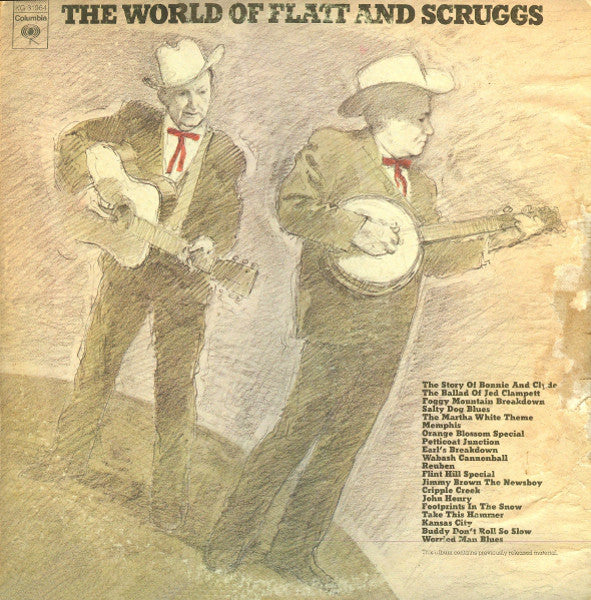 Flatt & Scruggs ‎– The World Of Flatt And Scruggs - Folk, World, & Country Style: Bluegrass (Clearance) 1 of 2 ALBUMS