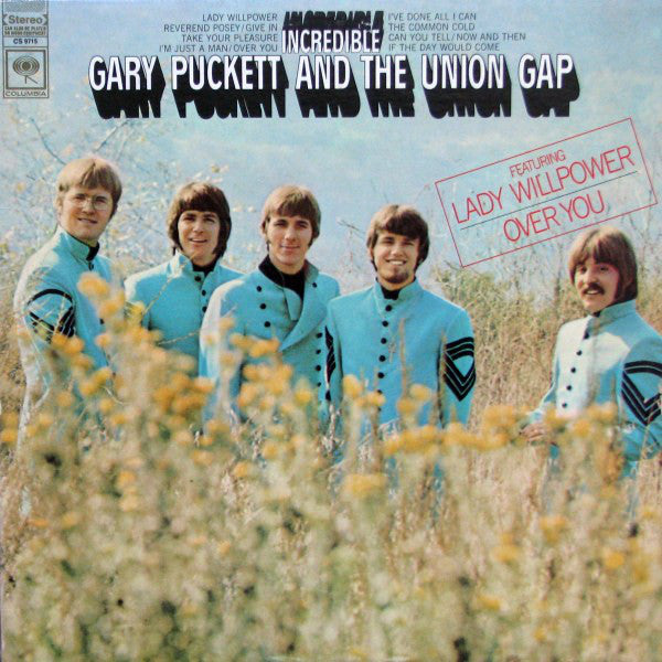 Gary Puckett And The Union Gap ‎– Incredible -1968- Pop Rock (rare vinyl)