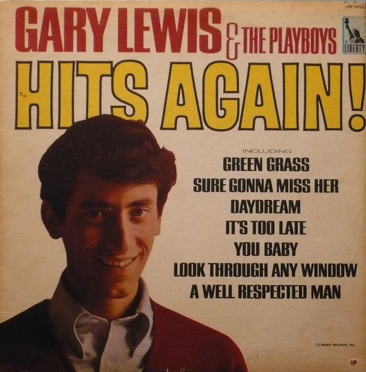 Gary Lewis & The Playboys ‎– Hits Again! - 19666- Folk Rock, Garage Rock (vinyl)