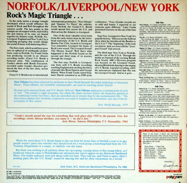 Gary "U.S." Bonds* – Greatest Hits - 1981- Rock & Roll (vinyl)