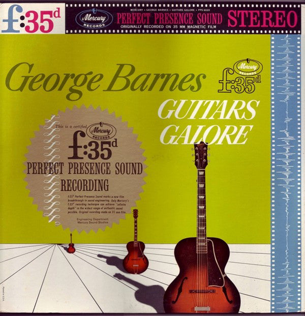 George Barnes ‎– Guitars Galore -1962 - Swing, Easy Listening Jazz (rare vinyl)