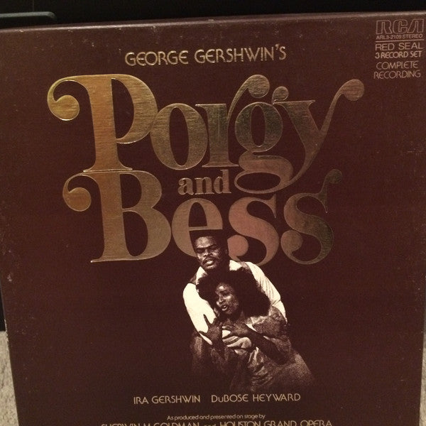 George Gershwin, Ira Gershwin, DuBose Heyward ‎– Porgy And Bess - 3 lps - 1977 Musical (vinyl)