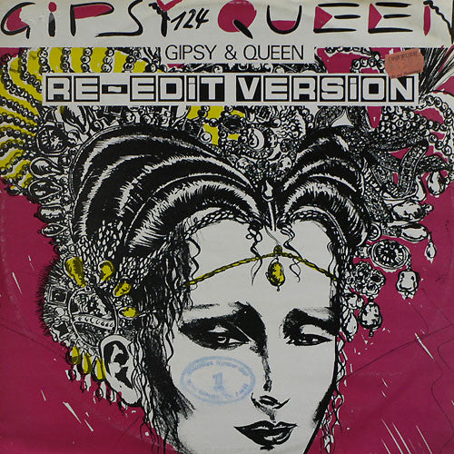 Gipsy & Queen ‎– Gipsy Queen -1986-  Italo Disco Electronic ( Italian Vinyl) 12", 45 RPM