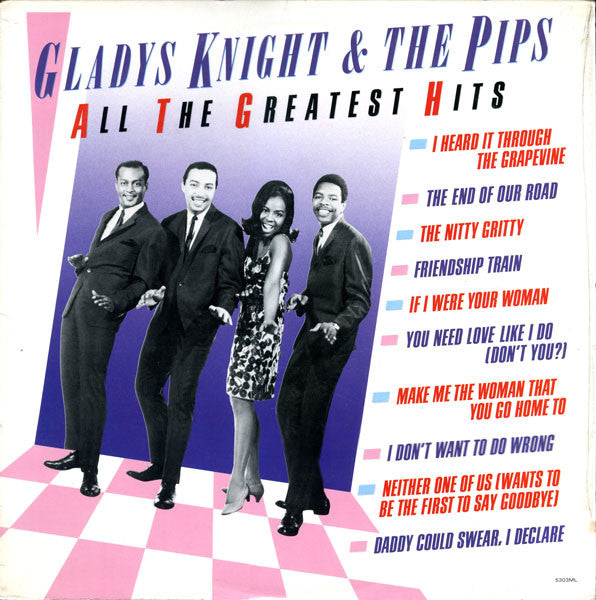 Gladys Knight And The Pips ‎– All The Greatest Hits -1983- Funk / Soul (vinyl)