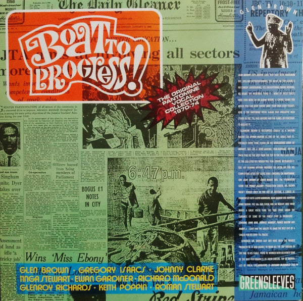 Glen Brown ‎– Boat To Progress! (The Original Pantomine Vocal Collection 1970-74) (vinyl)